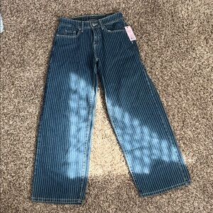 Wild Fable Blue Striped Women Jeans